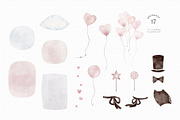LOVELY BUNNIES watercolor set, an Animal Illustration by erasovas (Thumbnail 9 of 11)