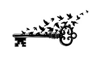 50 Flying Keys Silhouette Vector Bun, an Illustration by Designs_River (Thumbnail 46 of 51)