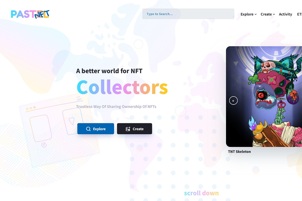 Pastel NFT marketplace HTML template, a Bootstrap Template by IG Design (Photo 2 of 11)