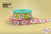 Satin Ribbon Roll Mockup, a Packaging Mockup by INCDesign (Thumbnail 4 of 6)