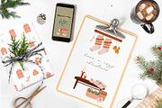 Boho Christmas, warm & cozy, a Seasonal Illustration by Mio Buono (Thumbnail 15 of 17)