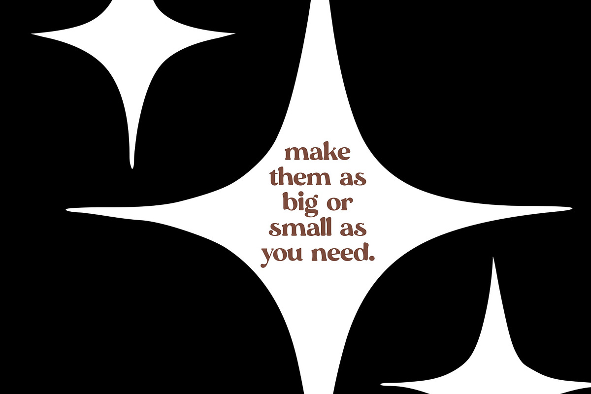 Star & Sparkles Procreate Stamps, a Brush Add-On by Dear Darling Design (Photo 4 of 6)