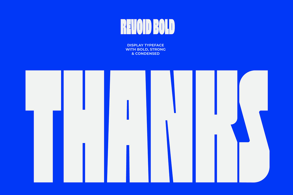 Revoid - Bold Condensed Font, a Sans Serif Font by limitype (Photo 12 of 12)
