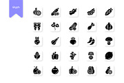Vegetables Icons, a Duotone Icon by HacaStudio (Thumbnail 1 of 3)