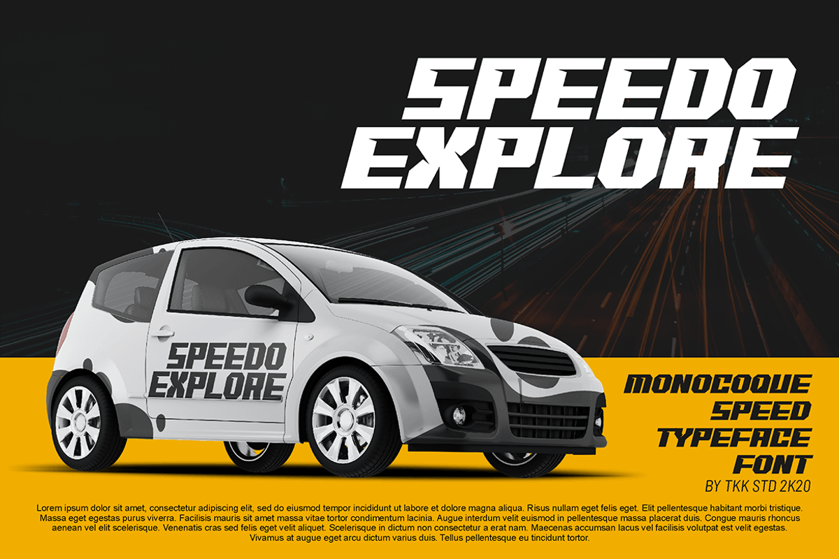 MONOCOQUE - Gaming Font, a Sans Serif Font by tokokoo (Photo 3 of 15)
