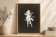 Libra Zodiac Scales Wall Art, a Person Illustration by Vasya Kobelev (Thumbnail 5 of 7)