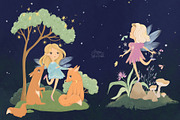 Magic forest and fairies, an Animal Illustration by Lesya Skripak (Thumbnail 7 of 9)