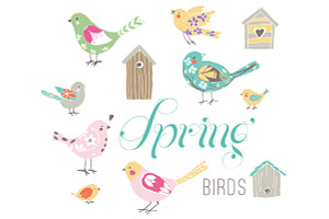 Spring Birds EPS