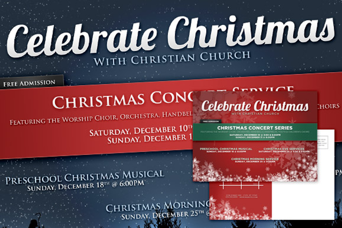 Christmas & Holiday Announcement, a Templates & Theme by Design Panoply (Photo 1 of 5)