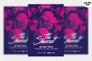 SUMMER TROPICAL Flyer Template, a Flyer Template by WG DESIGN (Thumbnail 1 of 5)