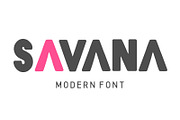 Savana Modern Font, a Sans Serif Font by Fourteen Letter (Thumbnail 1 of 6)