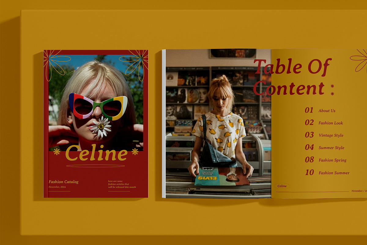 Fun Creative Fashion Magazine, a Magazine Template by Neermana (Photo 2 of 10)