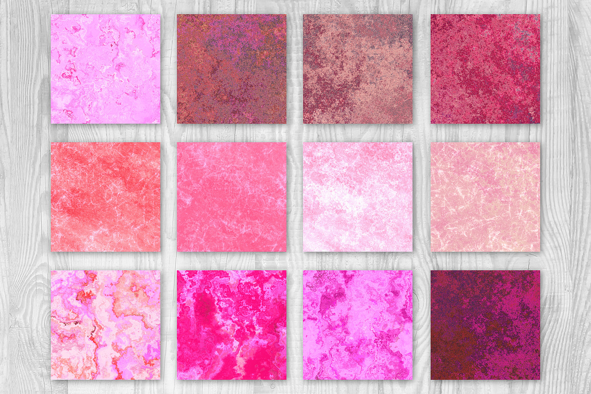 Pink Grunge & Grit Seamless Textures, a Texture Graphic by Skritch Studio (Photo 3 of 7)