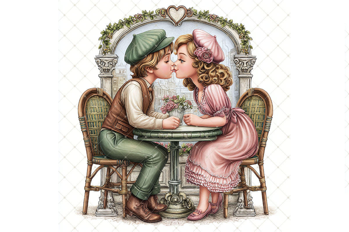 Romantic Couple Clipart JPG, a Person Illustration by Memories By Lea (Photo 16 of 18)