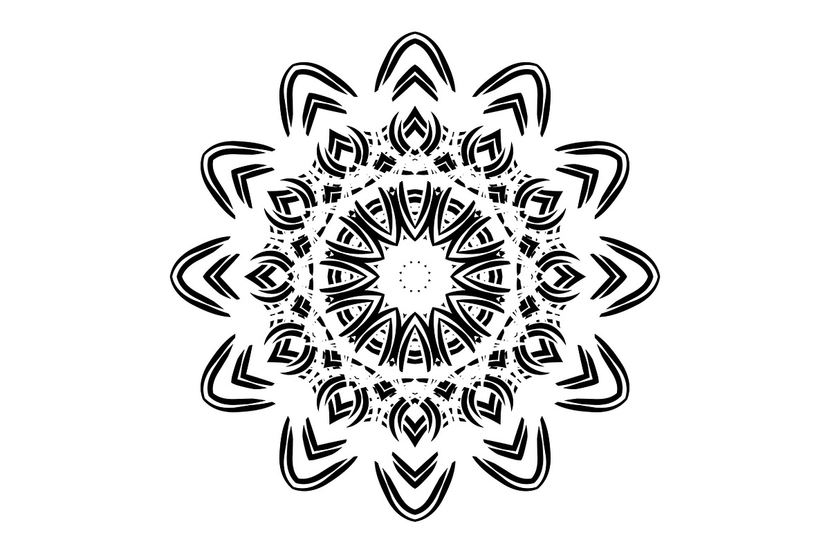Artistic Mandala Vector Collection, a Decorative Illustration by NJ Himel (Photo 85 of 101)