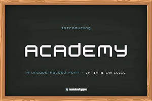 Academy Display Font