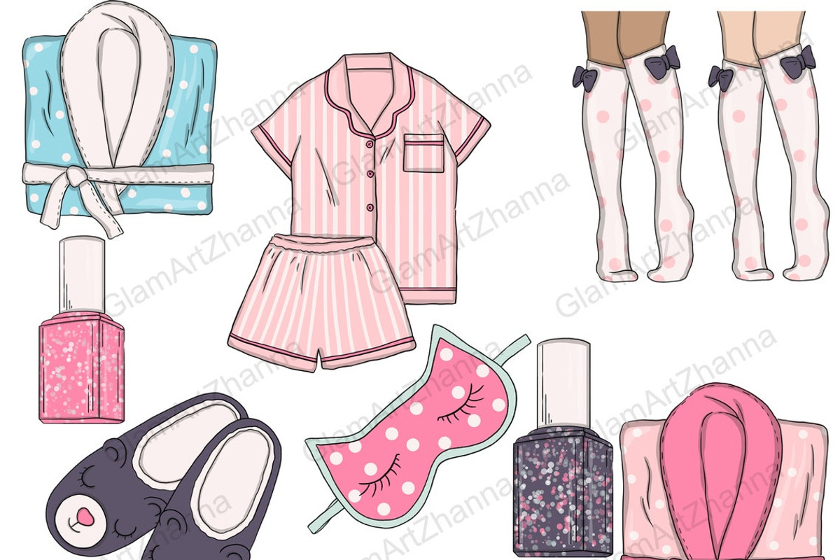 My Weekend Clipart | Self Care, an Object Illustration by GlamArtZhanna (Photo 3 of 3)
