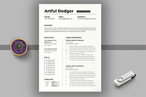 Resume Template, a Resume Template by MightyDesign