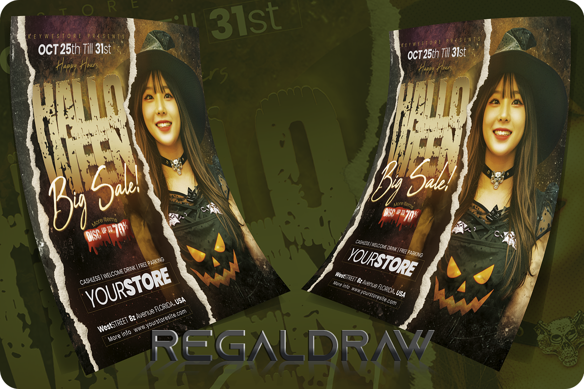Halloween Big Sale Flyer preview 2