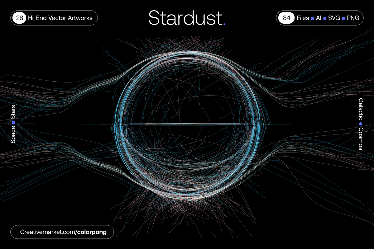 Stardust - Vector Bundle, a Technology Illustration by Colorpong (Photo 11 of 21)
