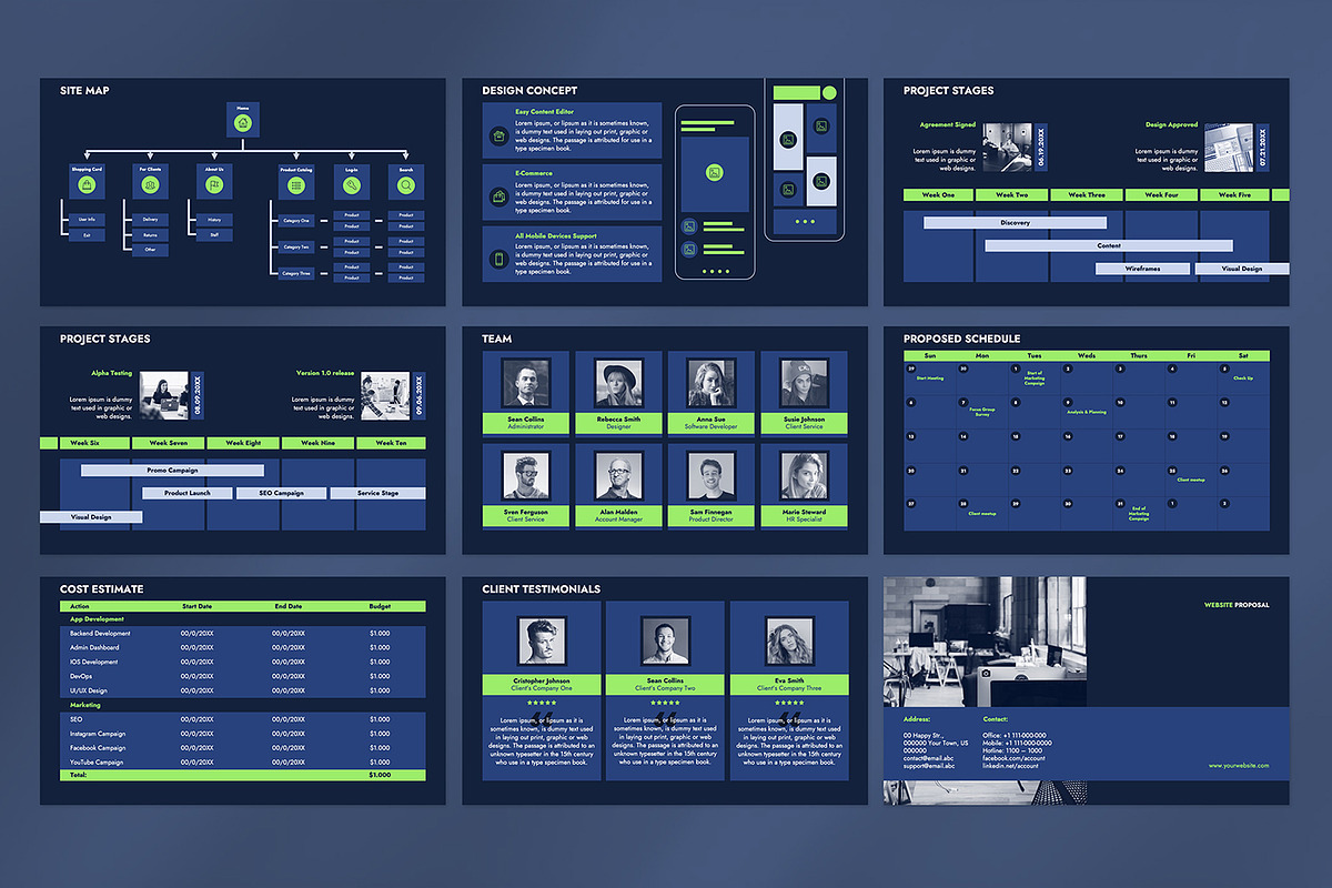 Website Proposal Presentation, a Presentation Template by JetzTemplates (Photo 3 of 4)
