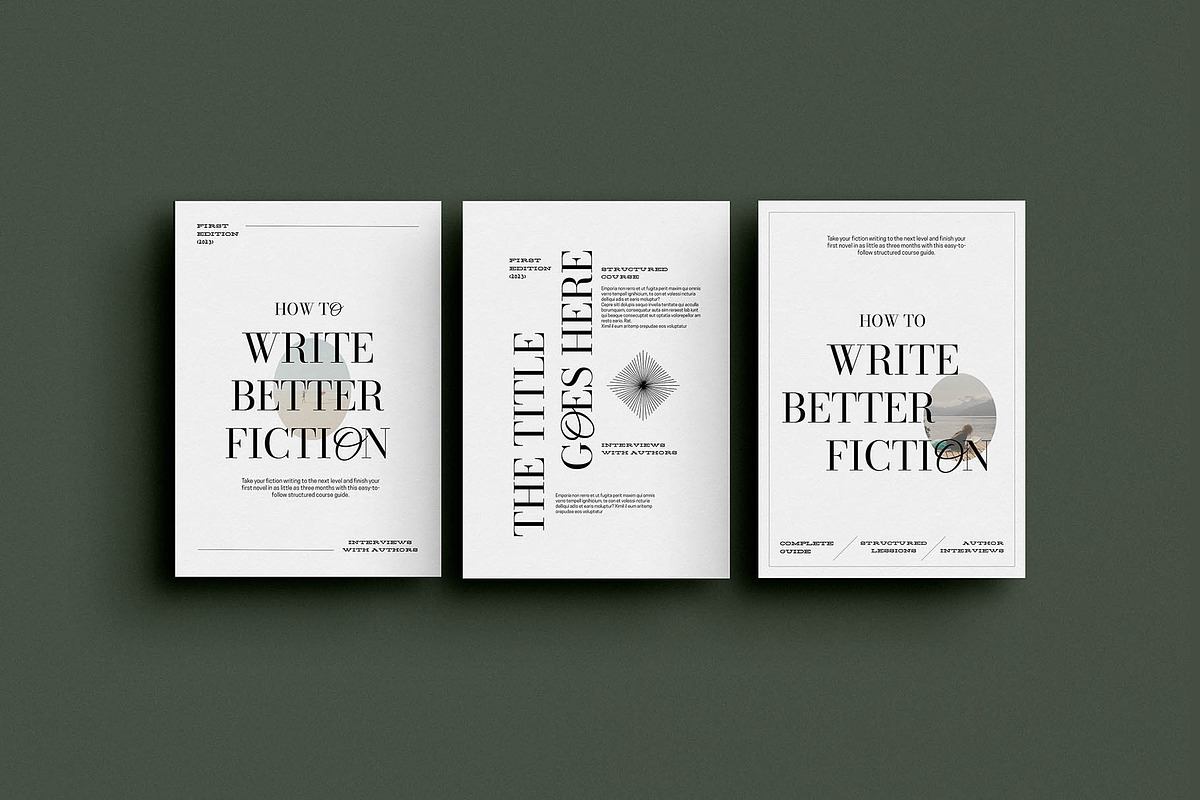 AZUREA B&W e-book/workbook, a Print Template by Slate Studio (Photo 2 of 3)
