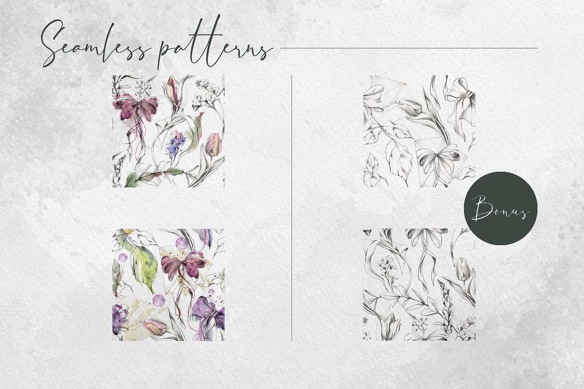 Spring tulip letters, an Object Illustration by MsFlaffy (Photo 14 of 14)