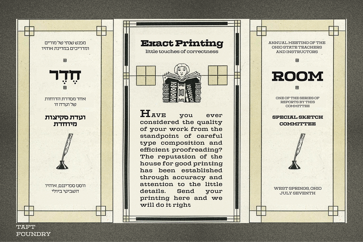 TA Albatross, a Slab Serif Font by TAFT Foundry (Photo 13 of 16)