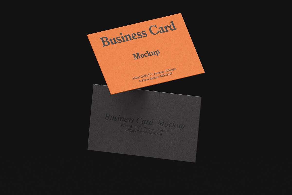 Embossed Business Card Mockup Set, a Product Mockup by Zumrod (Photo 7 of 10)