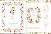 Vintage Cherry Crest Watercolor Set, a Decorative Illustration by WonderWonder (Thumbnail 9 of 21)