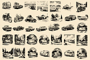 USA Retro Road Trip illustrations, an Object Illustration by Nocturnal Wolf (Thumbnail 13 of 19)