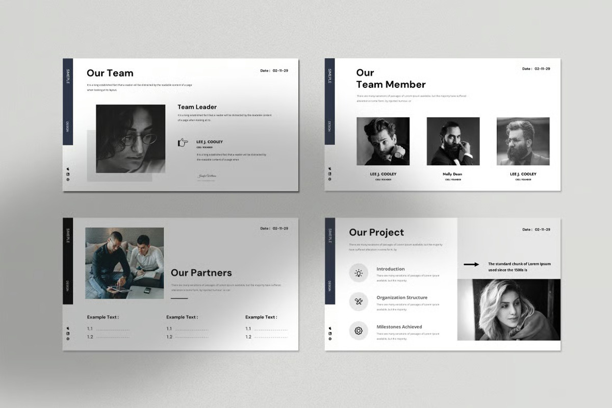 Minimal Keynote Presentation Template preview 6