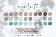 Succulents Procreate Palette, a Palette Add-On by Design Resource Hub (Thumbnail 1 of 3)