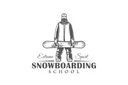 18 Snowboarding Logos Templates, a Branding & Logo Template by Art Design (Thumbnail 16 of 26)
