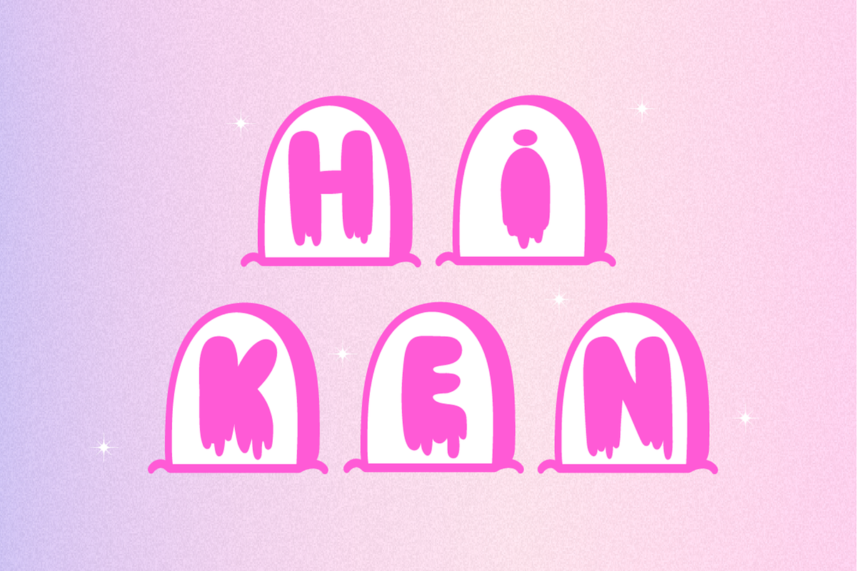 Pink Stone Font Decorative Font, a Handwritten Font by Kanink Studio (Photo 2 of 8)