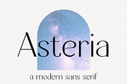Asteria // A Modern Sans Serif Font, a Sans Serif Font by Megs Lang (Thumbnail 1 of 14)
