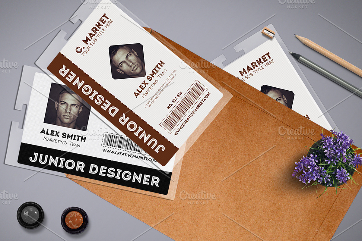 Multipurpose ID Badge, a Card Template by Tzochko (Photo 5 of 5)