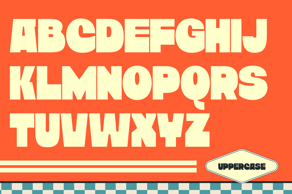 Blog Food - Branding Retro Logo Font, a Sans Serif Font by Nirmana Visual (Photo 2 of 14)