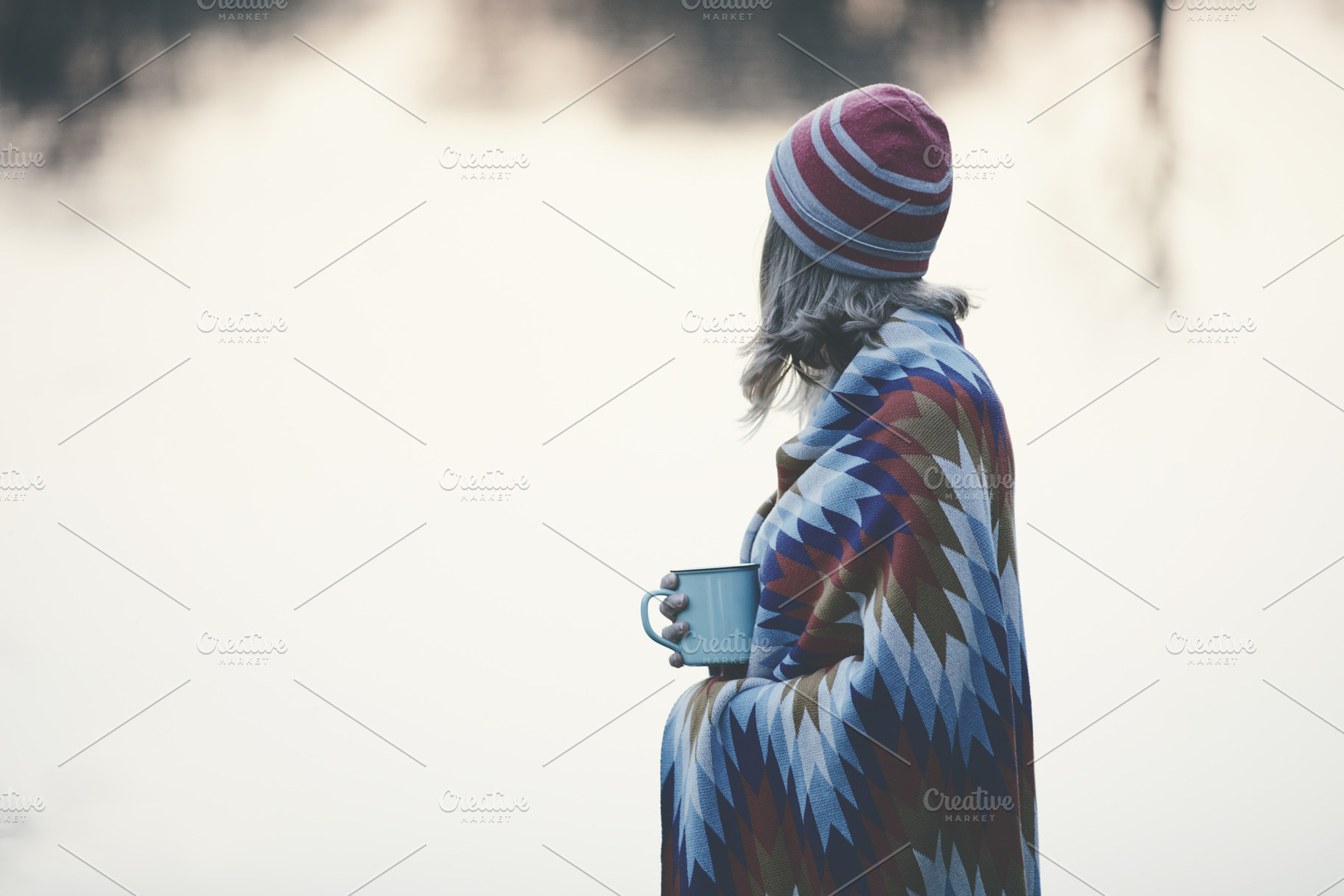Listen to silence featuring blanket, calm, and camping, a Person Photo by Sergey Furtaev