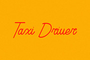 Taxi Driver I A Script Font, a Script Font by Taylor Penton (Thumbnail 1 of 4)
