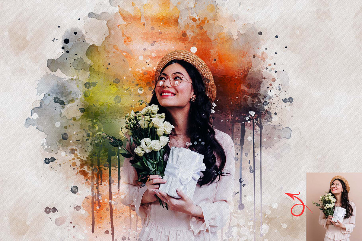 Watercolor Special Edition Action, an Action Add-On by MRI STUDIO (Photo 12 of 16)