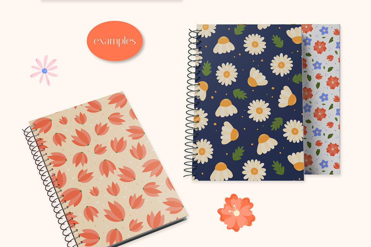Flowers PNG Clipart Vector Patterns, a Pattern Graphic by AnnaViolet_store (Photo 16 of 16)