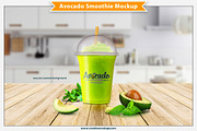 Avocado Smoothie Mockup, a Product Mockup by Plus Media (Thumbnail 2 of 6)