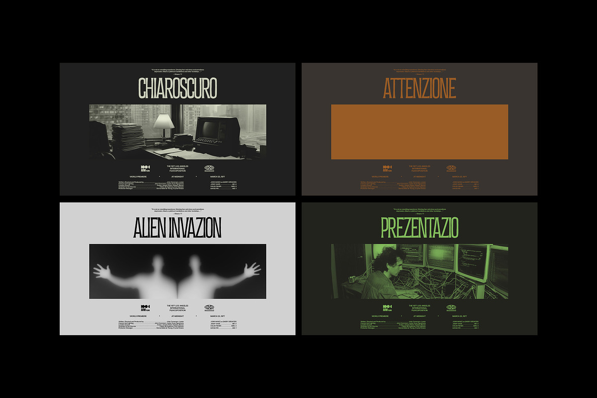 Old Movie Titles Collection, a Templates & Theme by pixelbuddha.net (Photo 4 of 26)