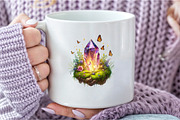 Fairy Forest Vintage Clipart, an Illustration by DreamCafeArt (Thumbnail 6 of 6)