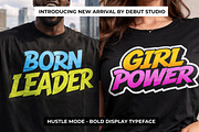 Hustle Mode - Bold Display Typeface, a Sans Serif Font by Debut Studio (Thumbnail 19 of 23)