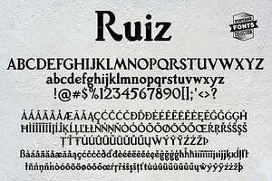 Ruiz - 2 Vintage Fonts