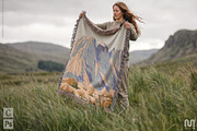 Woven Blanket Mockup, a Household Mockup by The Blue Bird (Thumbnail 2 of 9)