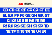 Sokochi - Bold Modern Ligature Font, a Font by Pekotype (Thumbnail 9 of 15)