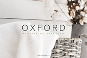 Oxford | Minimal Sans Serif, a Sans Serif Font by Jen Wagner Co (Thumbnail 1 of 10)
